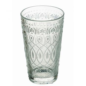 12 gedecoreerde dranken van transparant glas voor drankjes - Maroccobic