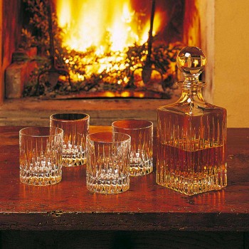 12 lage whiskyglazen of tumblerwater in ecologisch kristal - Voglia
