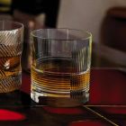 12 glazen voor water of whisky vintage design in gedecoreerd kristal - tactiel Viadurini