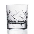 12 glazen voor whisky of water in ecokristal met moderne decoraties - aritmie Viadurini