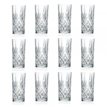 12 Tumbler Alto Longdrinkglazen voor Cocktail in Eco Crystal - Cantabile