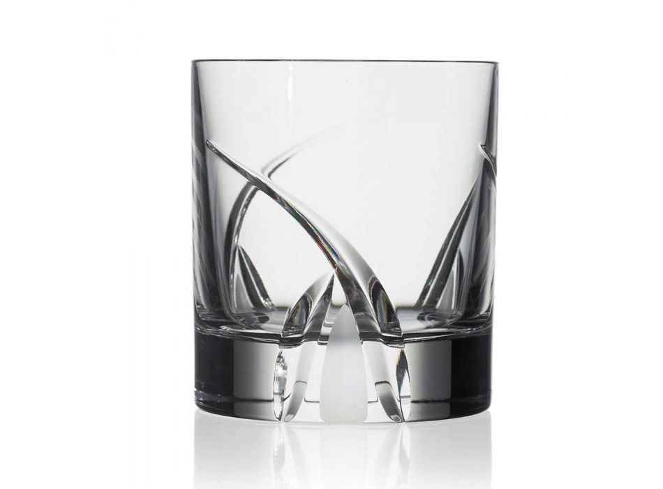 12 Lage Tumbler-glazen in Eco Crystal Luxury Design - Montecristo