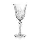 12 glazen wijn, water, cocktail in ecologische kristallen vintage stijl - Cantabile Viadurini