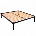 Dubbel bed met houten latten Bio Comfort 1 160x190 cm