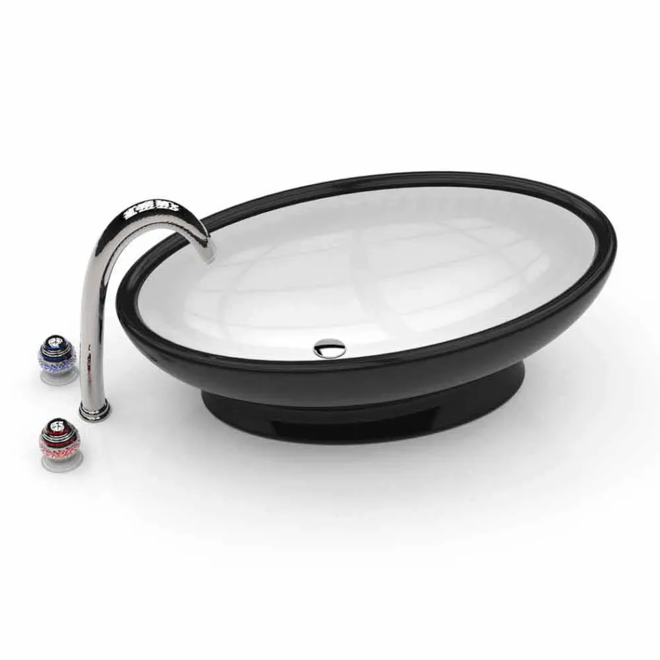 Bathroom Sink Design Egg Made in Italy Viadurini