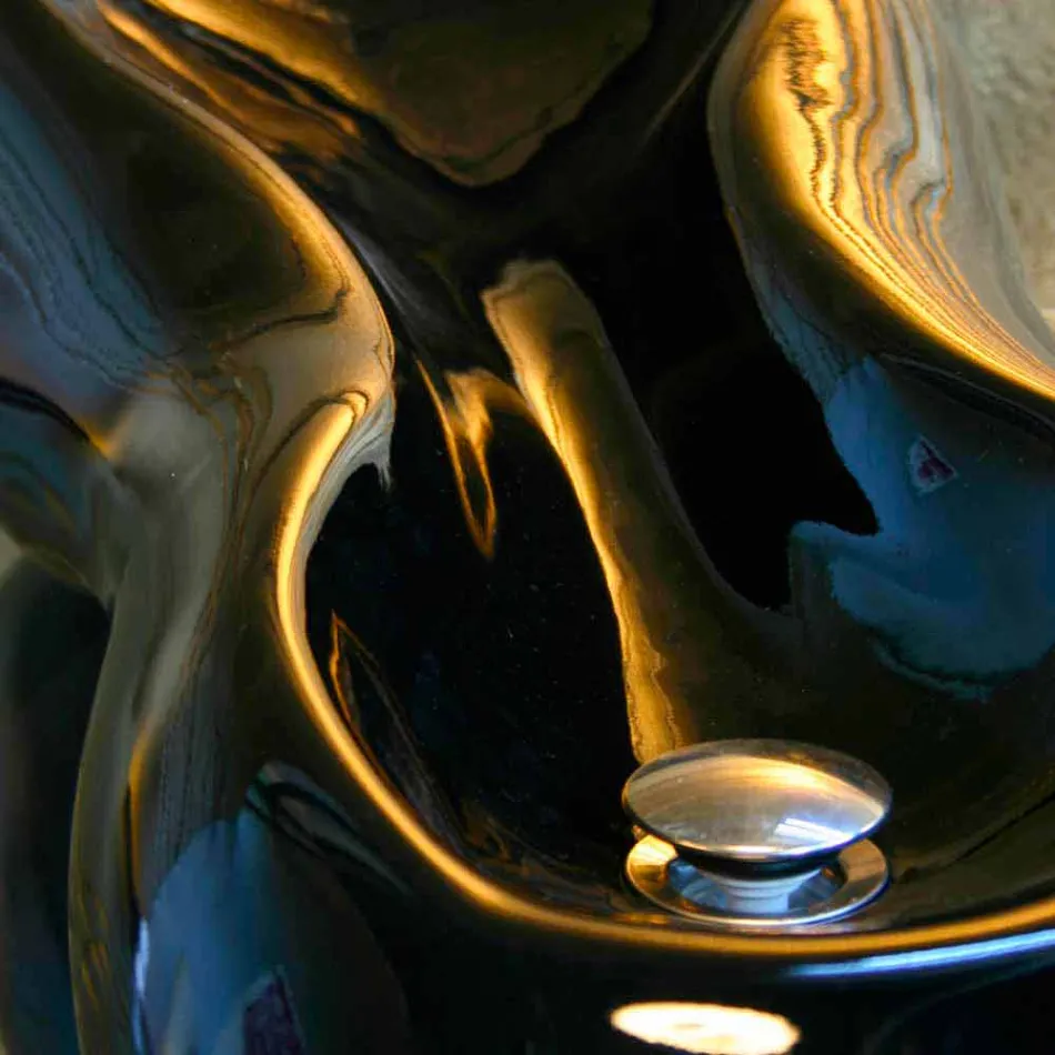 Goldline Modern Design Wastafel Made in Italy Viadurini