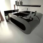 Garfish Badkamer Ontwerp Sink Made in Italy Viadurini