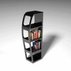 B-kant modern design boekenkast gemaakt in Italië Viadurini