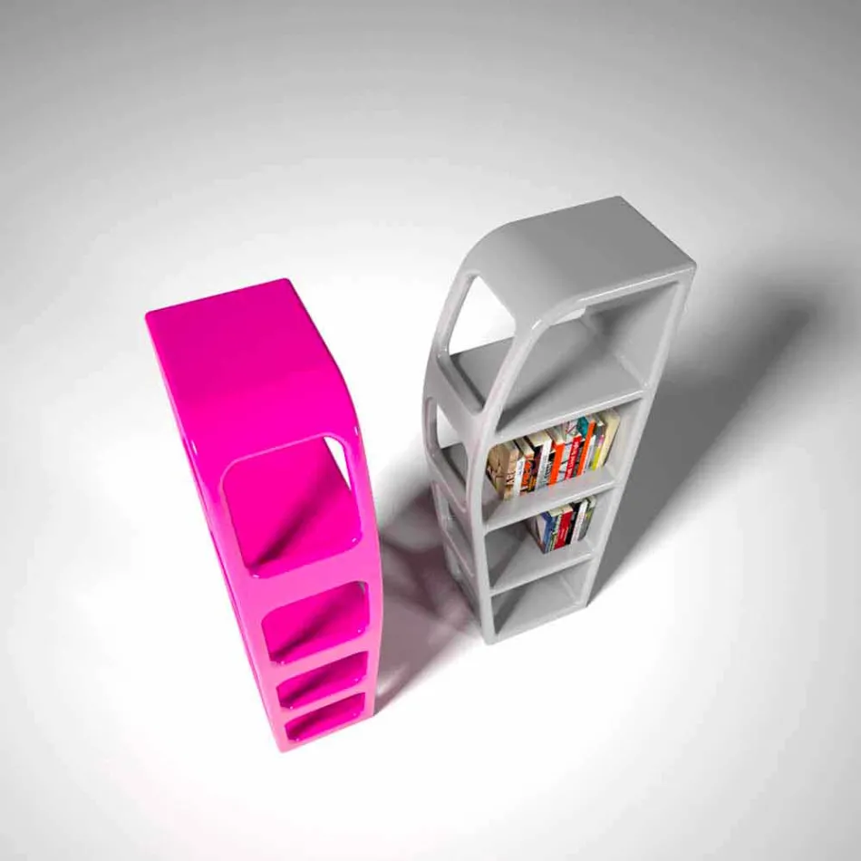 B-kant modern design boekenkast gemaakt in Italië Viadurini