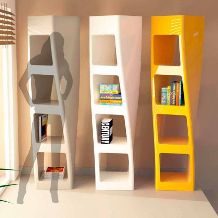 Modern design boekenkast Collins Made in Italy Gemaakt in Italië Viadurini