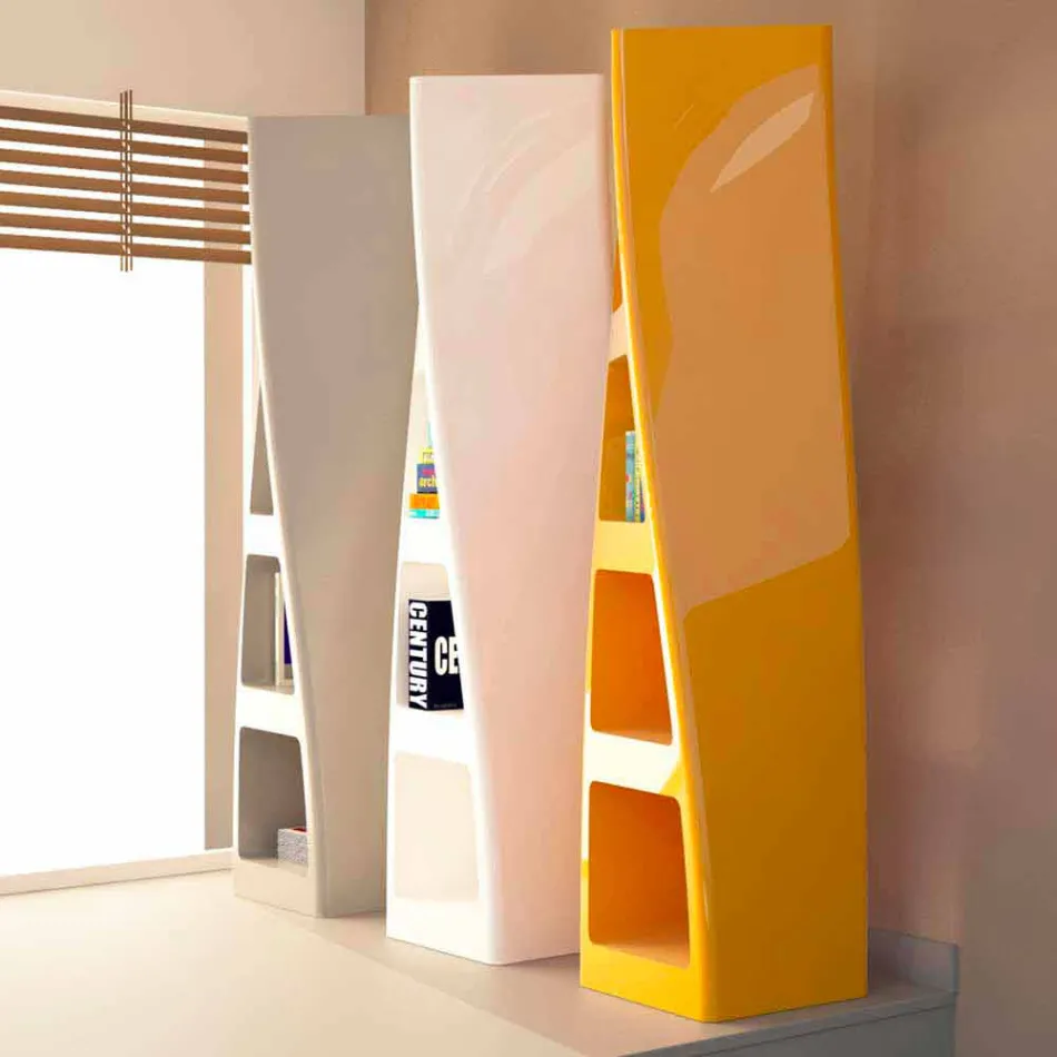 Modern design boekenkast Collins Made in Italy Gemaakt in Italië Viadurini