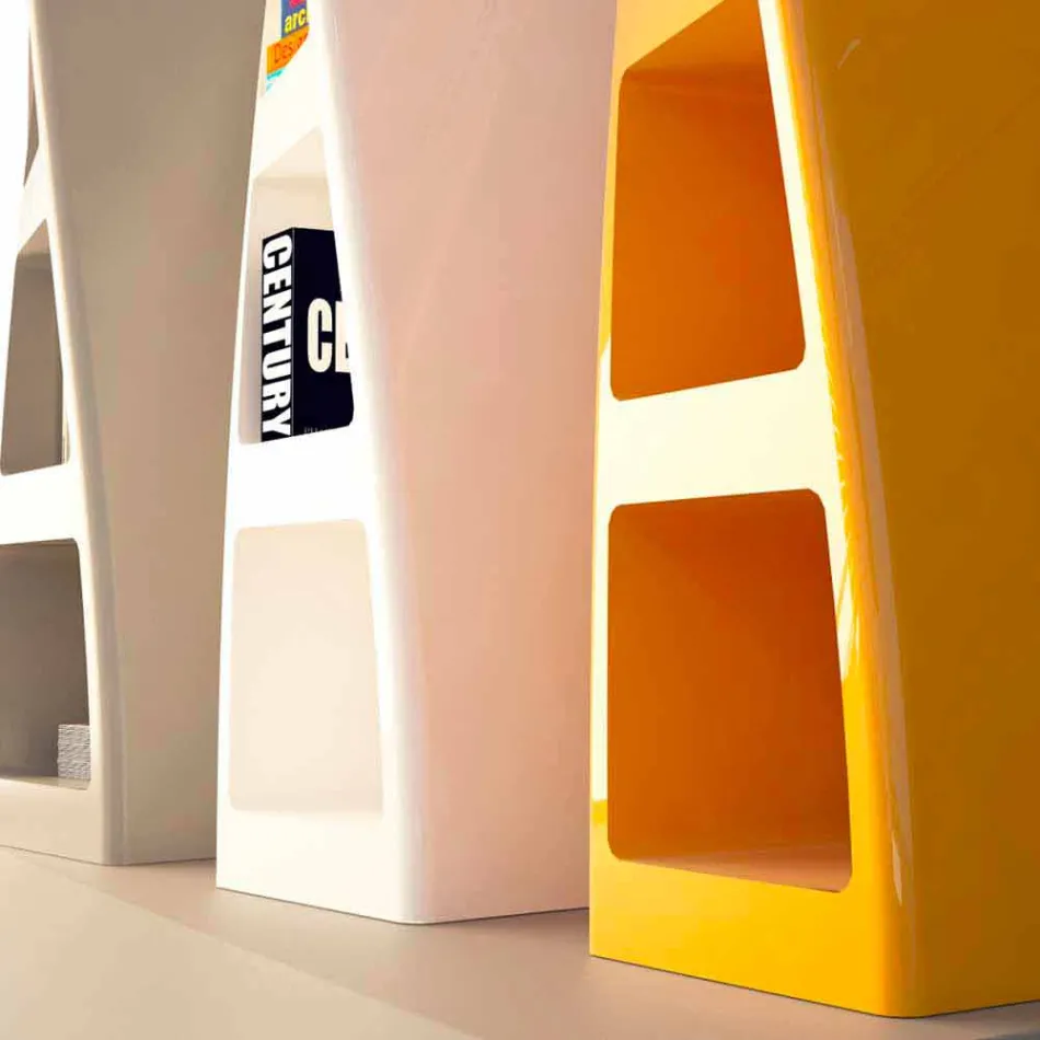 Modern design boekenkast Collins Made in Italy Gemaakt in Italië Viadurini