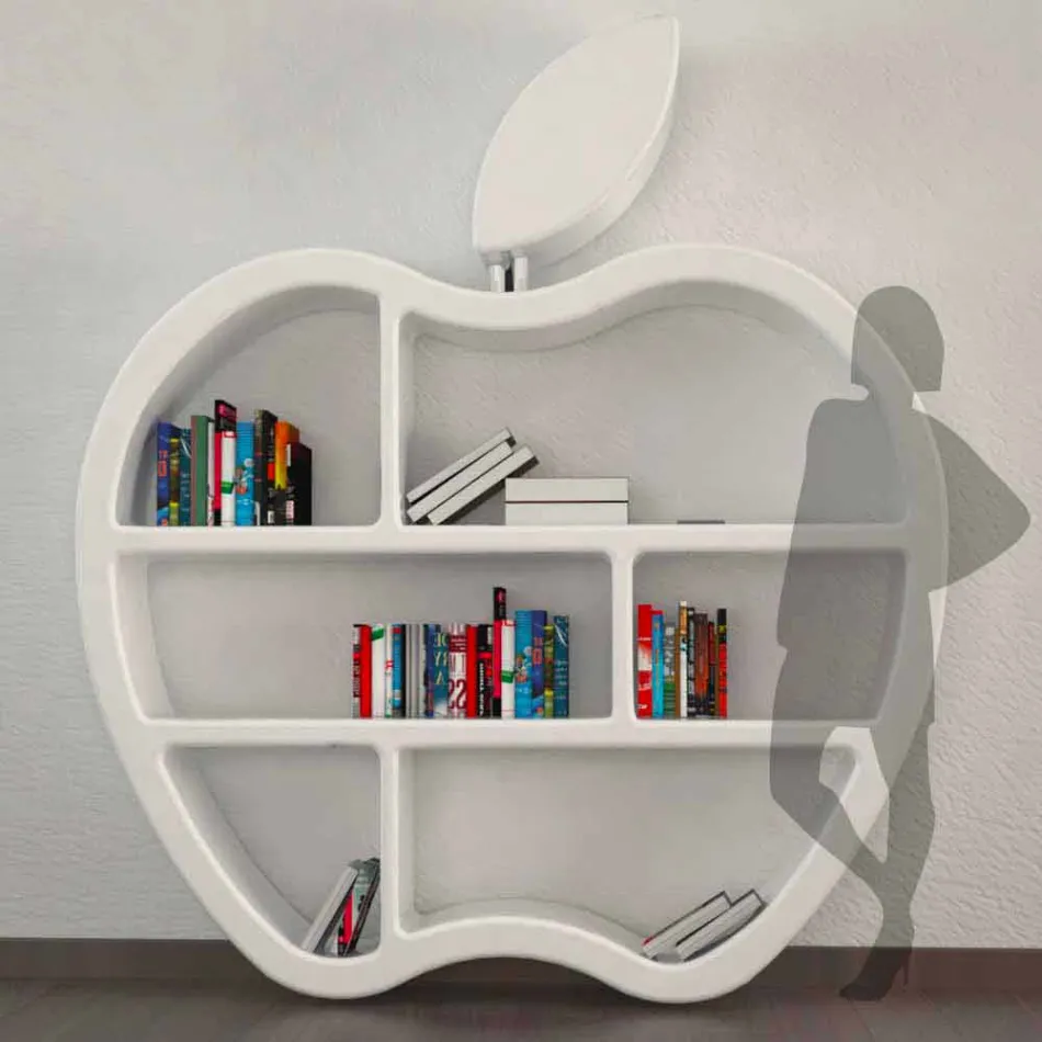 Vraatzucht moderne design boekenkast gemaakt in Italië Viadurini