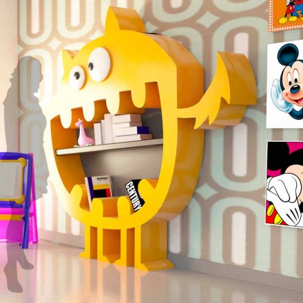 Sterke moderne boekenplank gemaakt in Italië Viadurini