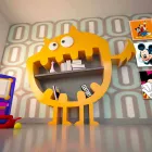 Sterke moderne boekenplank gemaakt in Italië Viadurini