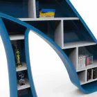 Boekenkast Design Lady Made in Italy Viadurini