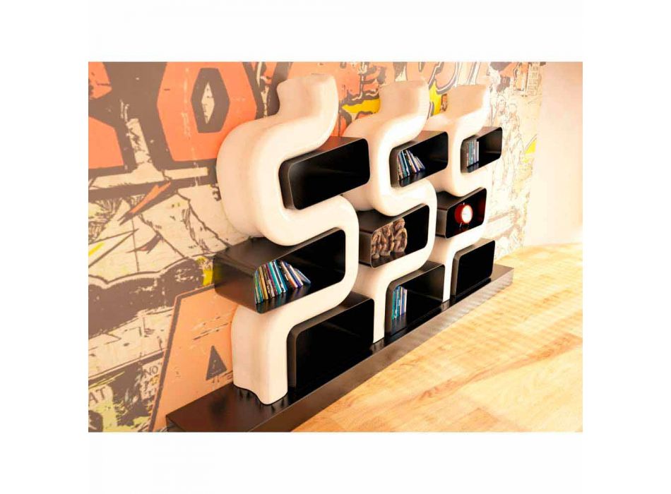 Ser P moderne boekenkast gemaakt in Italië Viadurini