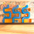 Ser P moderne boekenkast gemaakt in Italië Viadurini