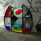 Shelley Modern Bookshelf Made in Italy Viadurini
