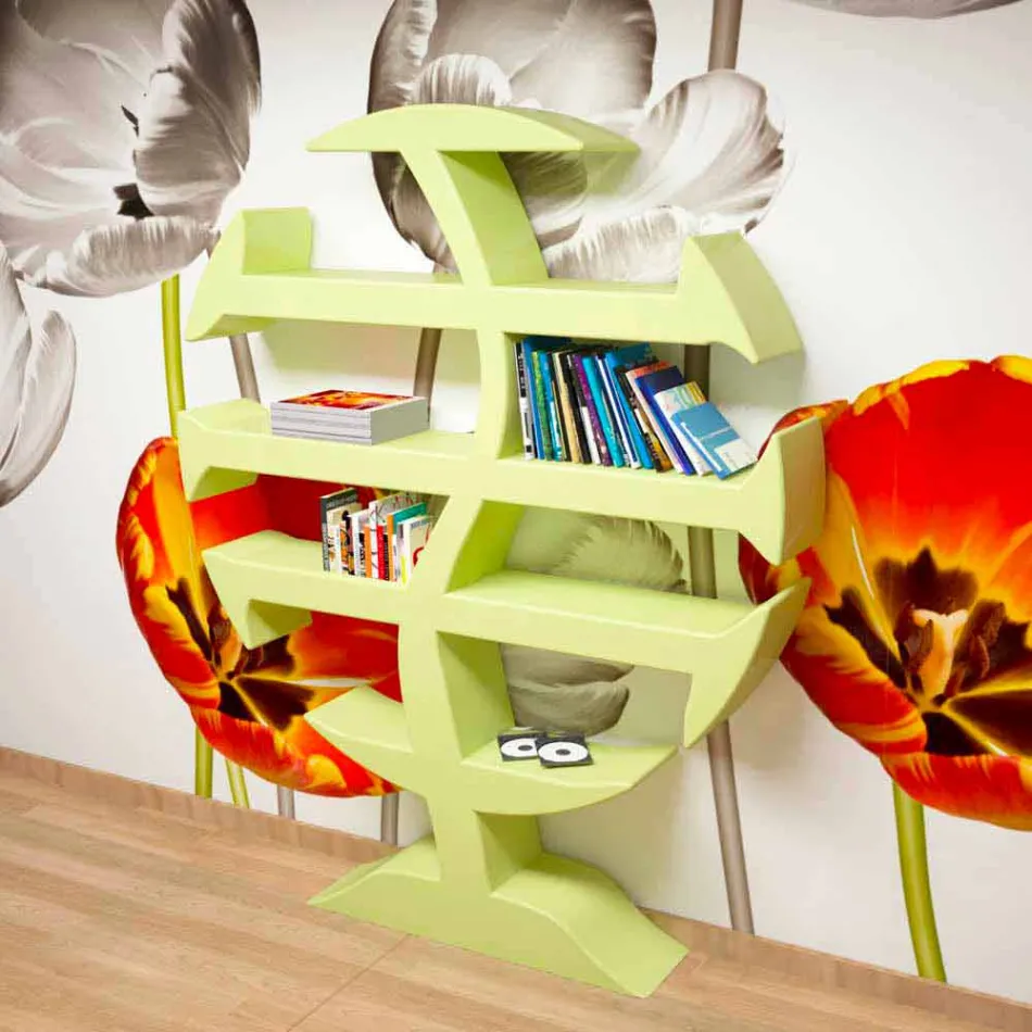 Ontwerp Stevenson Bookshelf Made in Italy Viadurini