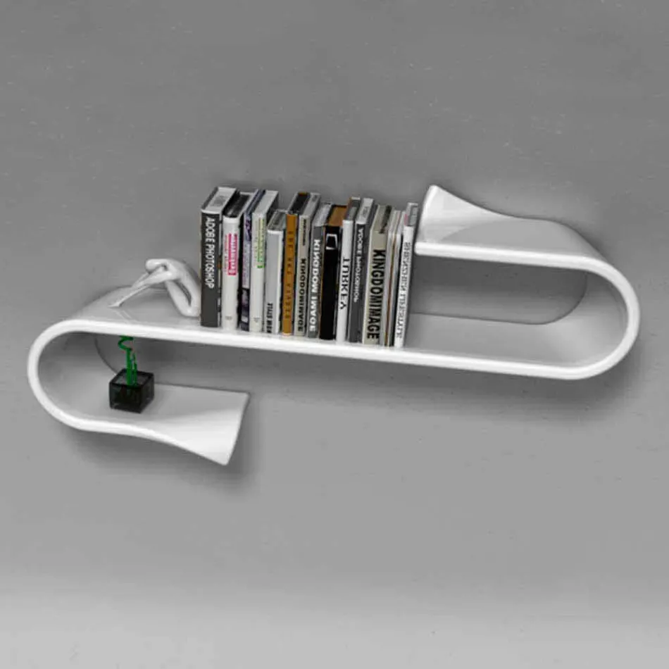 Modern Design Shelf Waveshelf Made in Italy Viadurini
