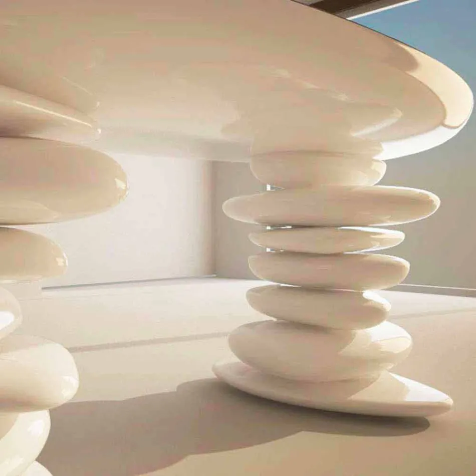 Aldington Design Desk Office gemaakt in Italië Viadurini