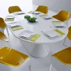 Desk Office Design Lunchtafel gemaakt in Italië Viadurini