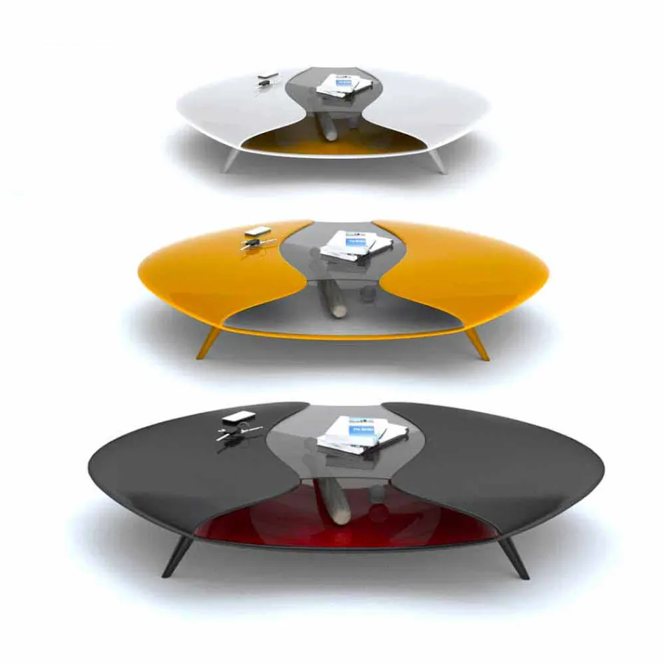 Buitenaardse design salontafel gemaakt in Italië Viadurini