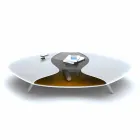 Buitenaardse design salontafel gemaakt in Italië Viadurini