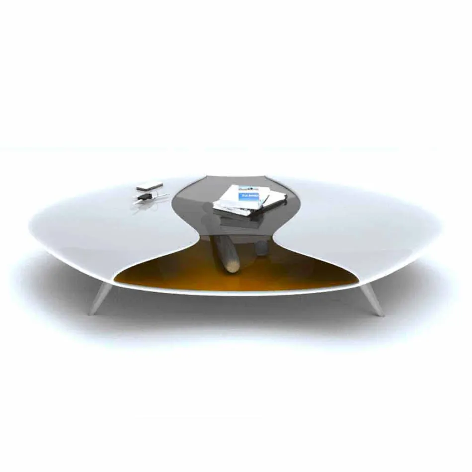 Buitenaardse design salontafel gemaakt in Italië Viadurini