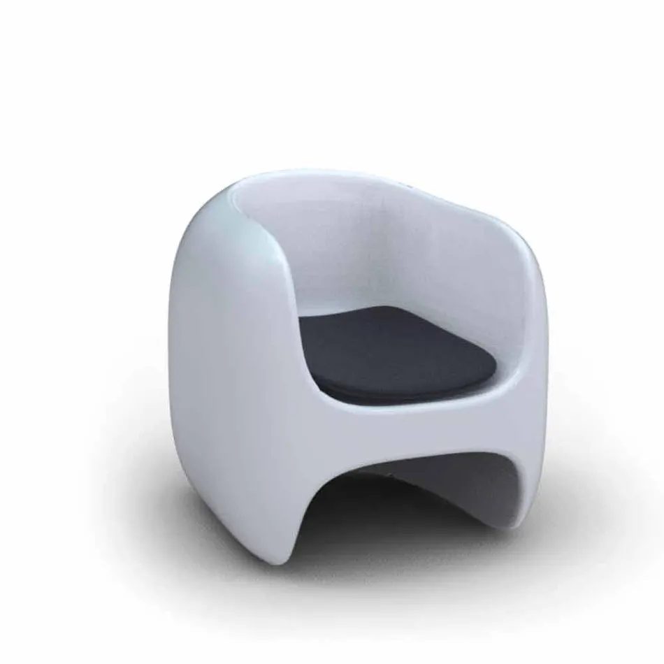 Modern design fauteuil Apple gemaakt in Italië Viadurini
