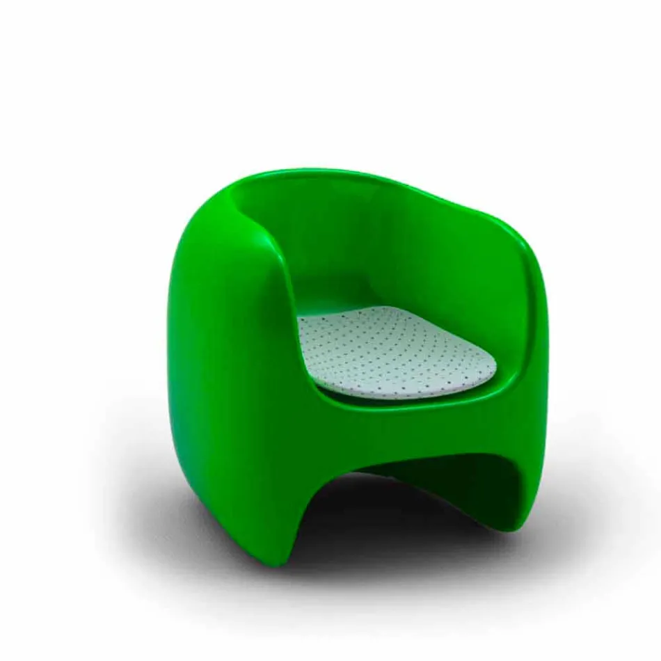 Modern design fauteuil Apple gemaakt in Italië Viadurini