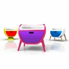 Modern nachtkastje Design Gauche Gemaakt in Italië Viadurini