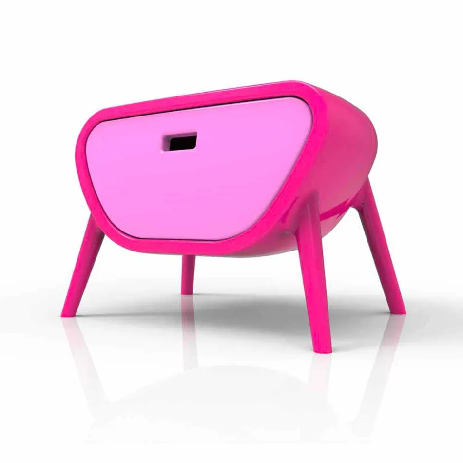 Modern nachtkastje Design Little Gauche Gemaakt in Italië Viadurini