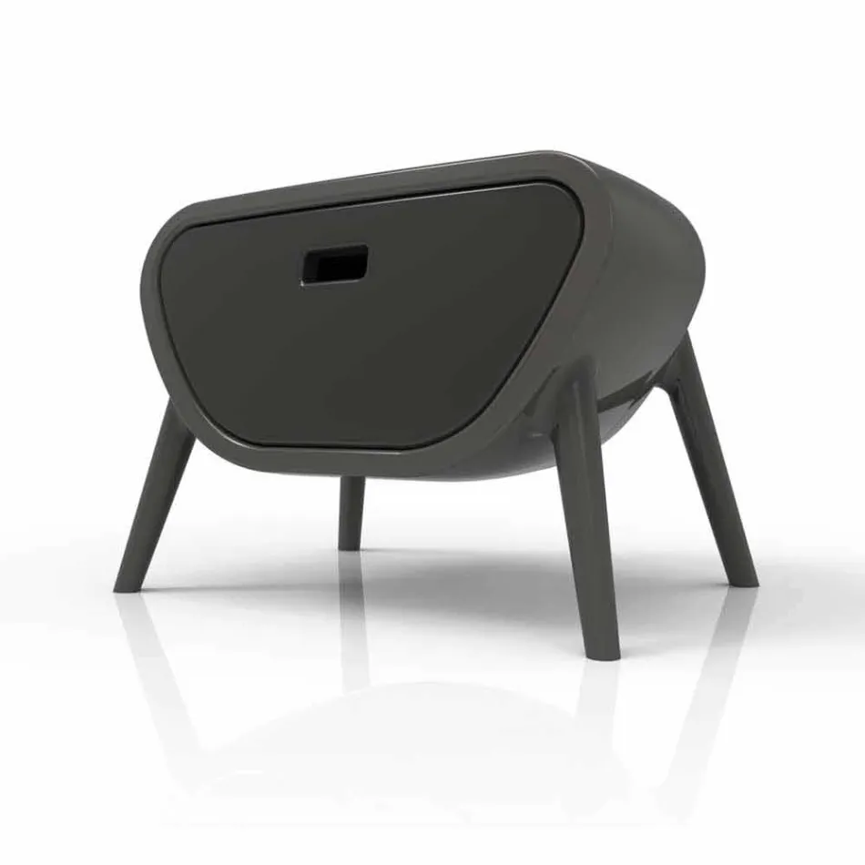 Modern nachtkastje Design Little Gauche Gemaakt in Italië Viadurini