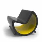 2-zits schommelbankontwerp Moon Made in Italy Viadurini