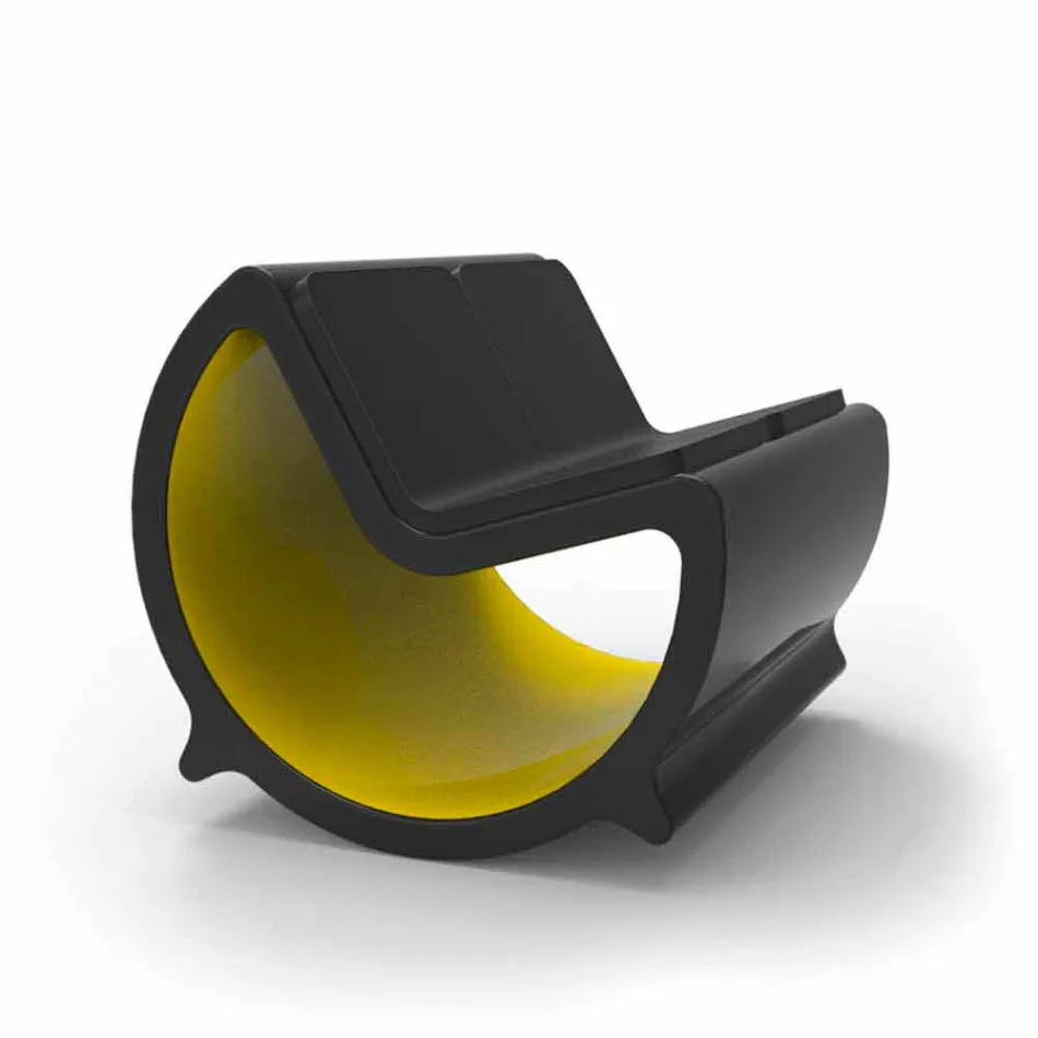 2-zits schommelbankontwerp Moon Made in Italy Viadurini