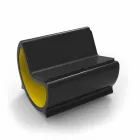 2-zits schommelbankontwerp Moon Made in Italy Viadurini