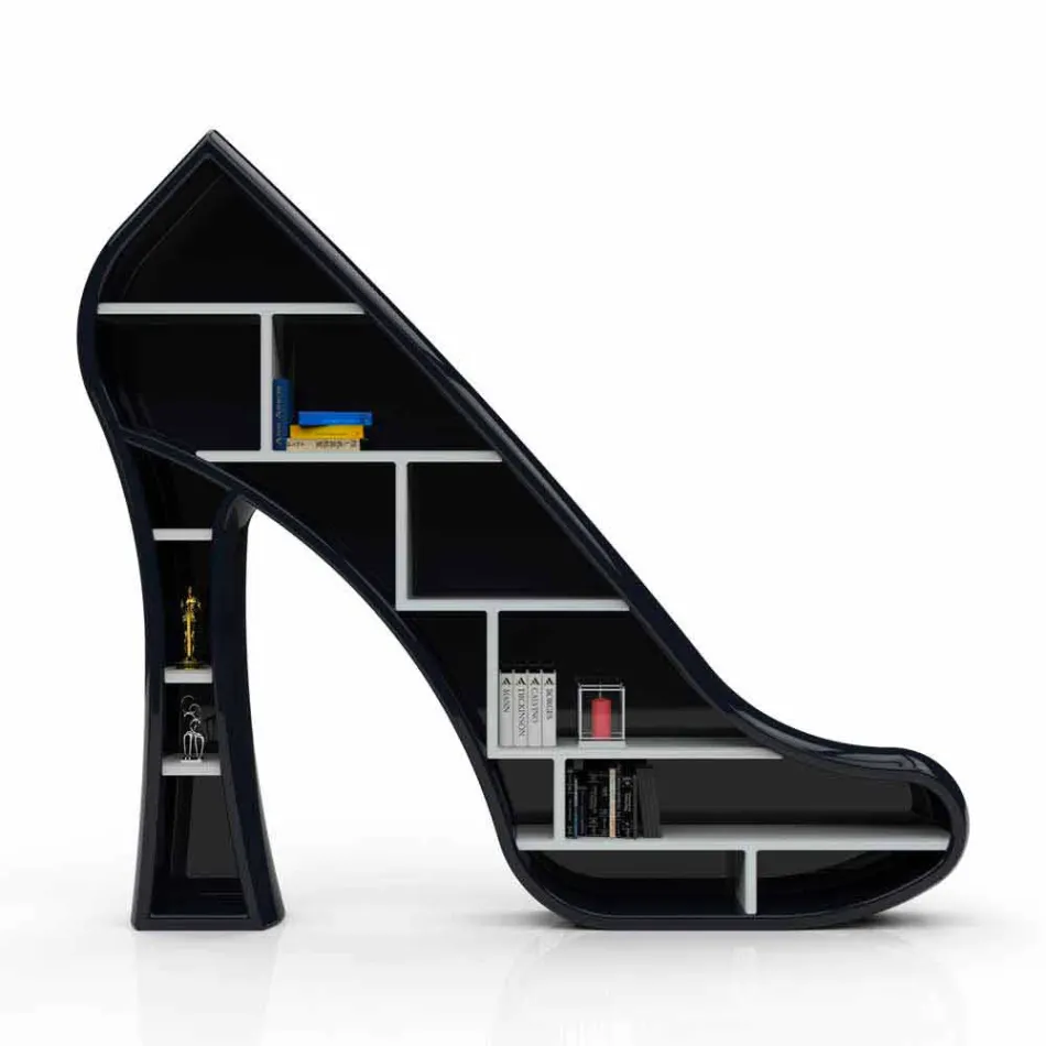 Boekenkast Design Lady Made in Italy Viadurini