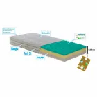 Matras Dubbele boxspring Bio Up Memory Viadurini