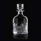 2 Eco-versierde kristallen whiskyflessen en luxe designdop - Titanium Viadurini