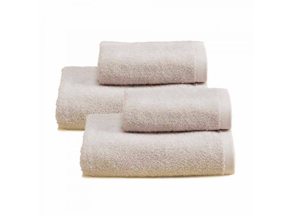 2 paar badhanddoeken Gekleurd servies in katoen Spguna - Vuitton