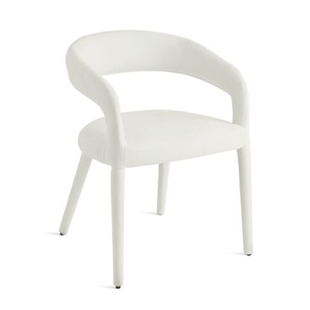 2 Gestoffeerde fauteuils in bouclé-stof met bekleed frame - Domenica Viadurini