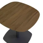 2 Fauteuils met Aluminium Tafel met Thermo-Transfer Hout Effect - Camper Viadurini