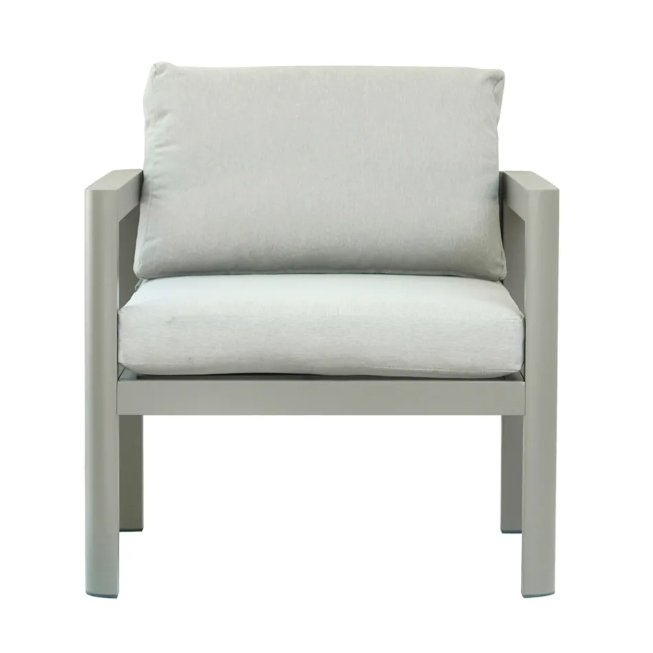 2 Buitenstoelen in Aluminium en Polyester Kussens - Mickey Mouse Viadurini