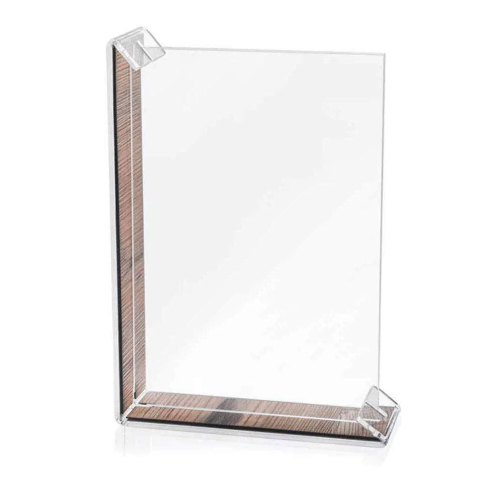 2 Fotolijst met meerdere tafels in gekleurd plexiglas of met hout - Menelao Viadurini