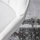 2 Binnenstoelen in bronskleurig metaal met Bliss stoffen zitting - Varen Viadurini