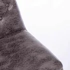 2 Eetkamerstoelen met gestoffeerde en gestoffeerde zitting Homemotion - Mania Viadurini