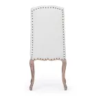 2 Eetkamerstoelen met gestoffeerde en gestoffeerde zitting Homemotion - Mania Viadurini