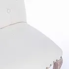 2 Eetkamerstoelen met gestoffeerde en gestoffeerde zitting Homemotion - Mania Viadurini